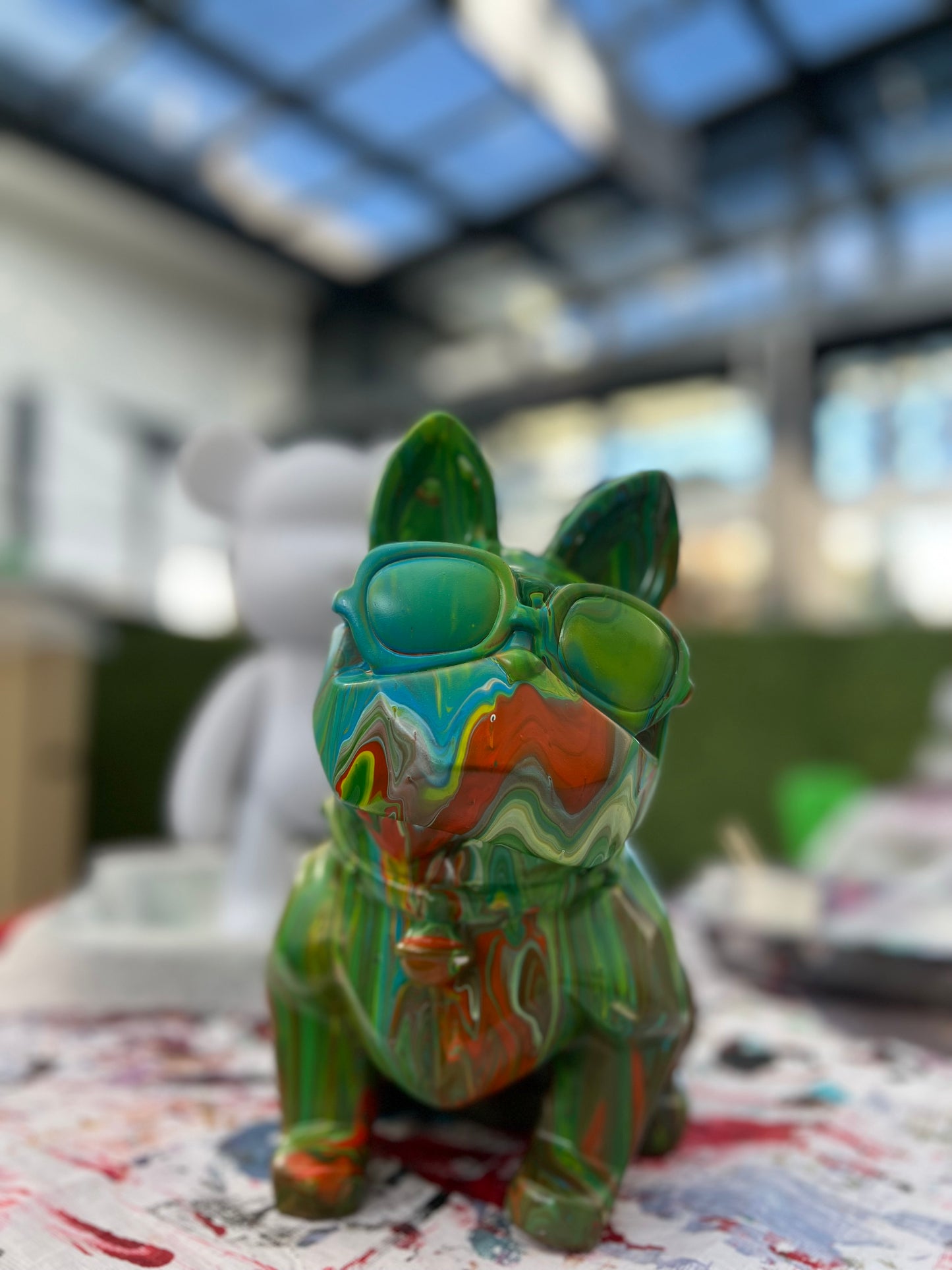 28cm Bulldog Coin Bank Drip Kit