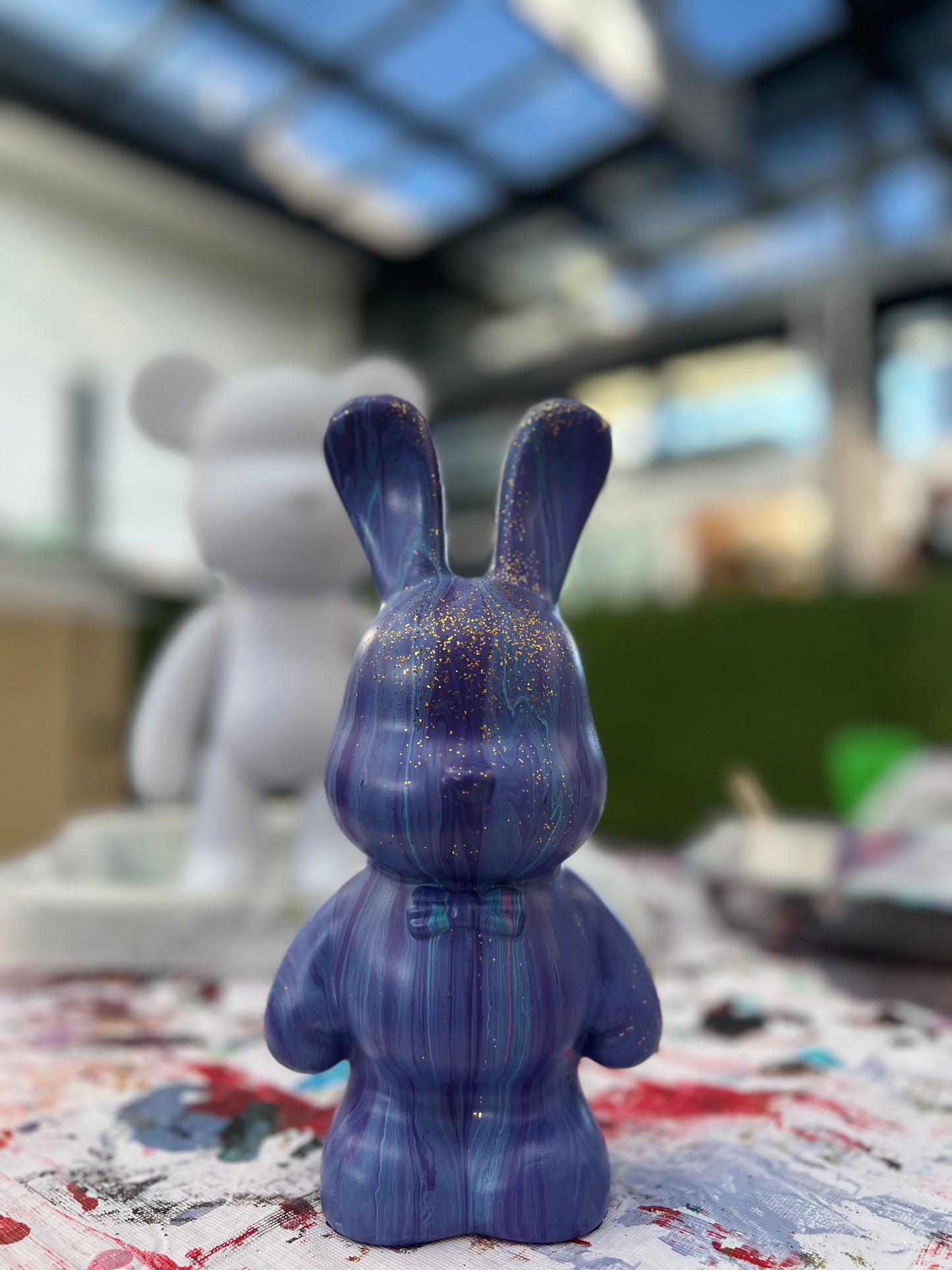 23cm Bunny Rabbit Coin Bank Drip Kit