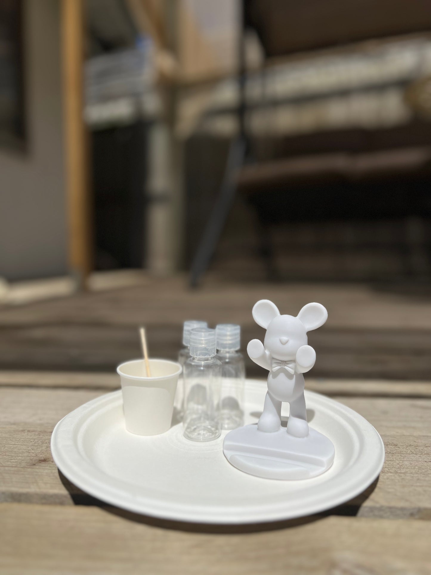 Pushing Bear Phone Stand Drip Kit